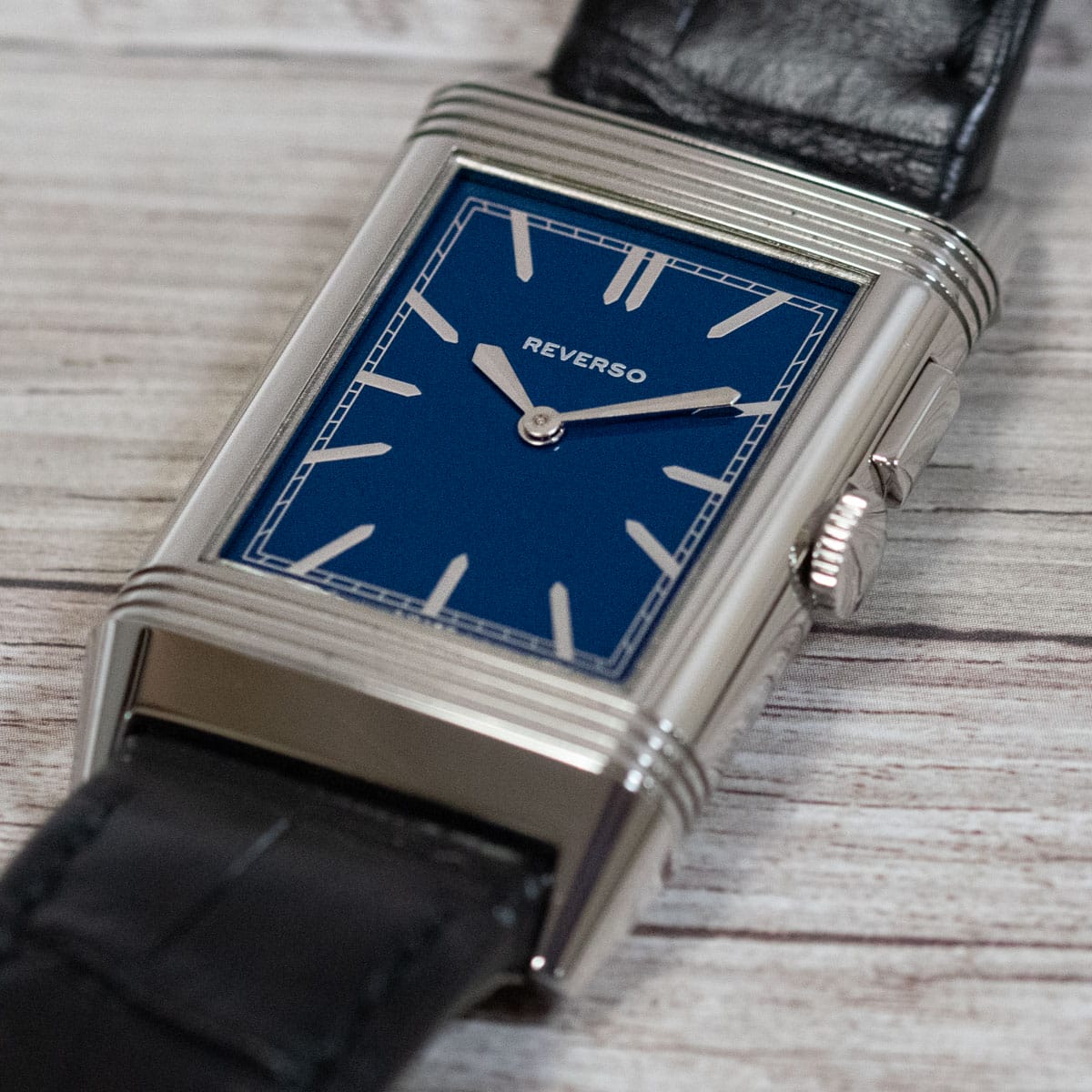 Extra Shot of Reverso Ultra Thin Duoface Blue Boutique Edition