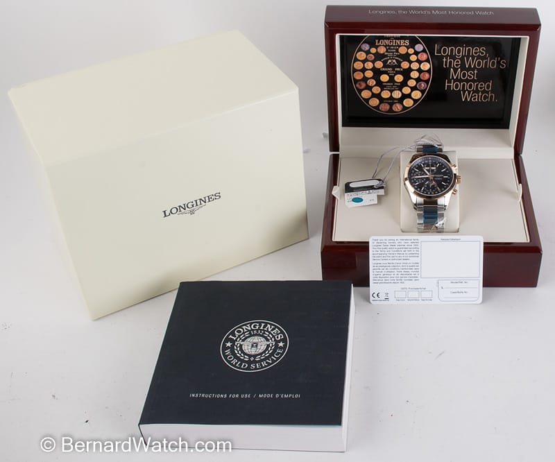 Box / Paper shot of Conquest Classic Chronograph Moonphase 42mm