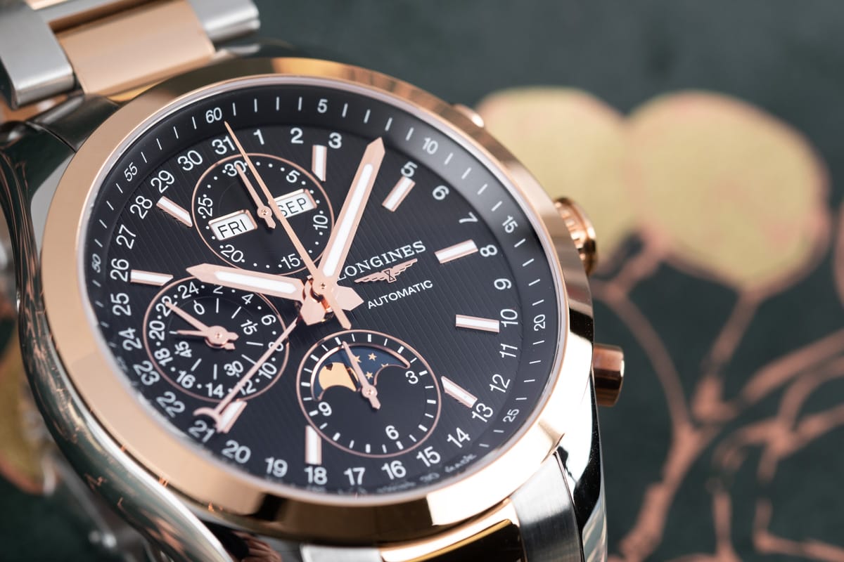 Extra Shot of Conquest Classic Chronograph Moonphase 42mm