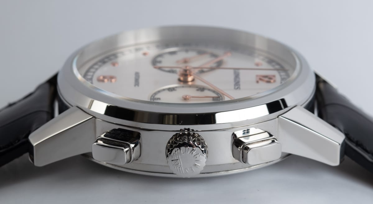 Crown Side Shot of Heritage 1940 Chronograph