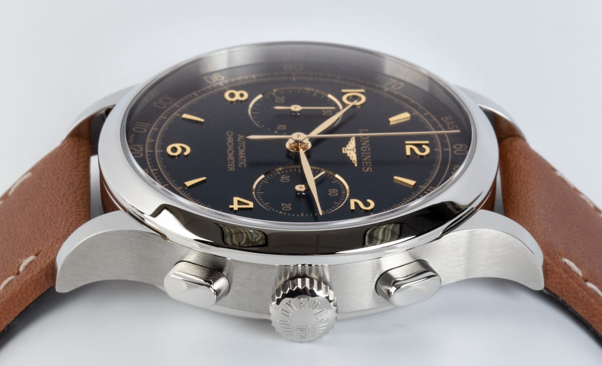Crown Side Shot of Record Chrono