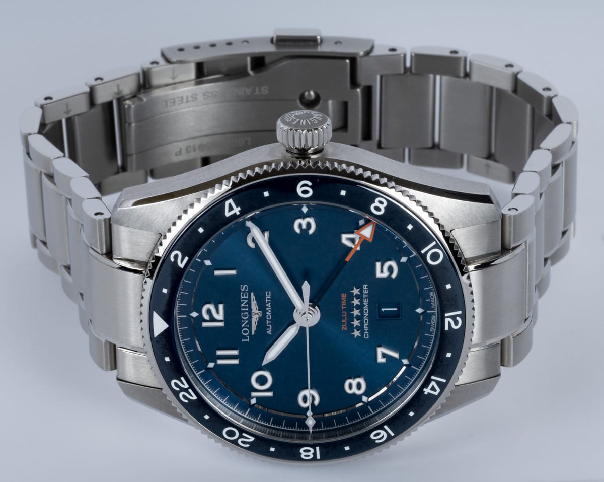 Front View of Spirit Zulu Time GMT