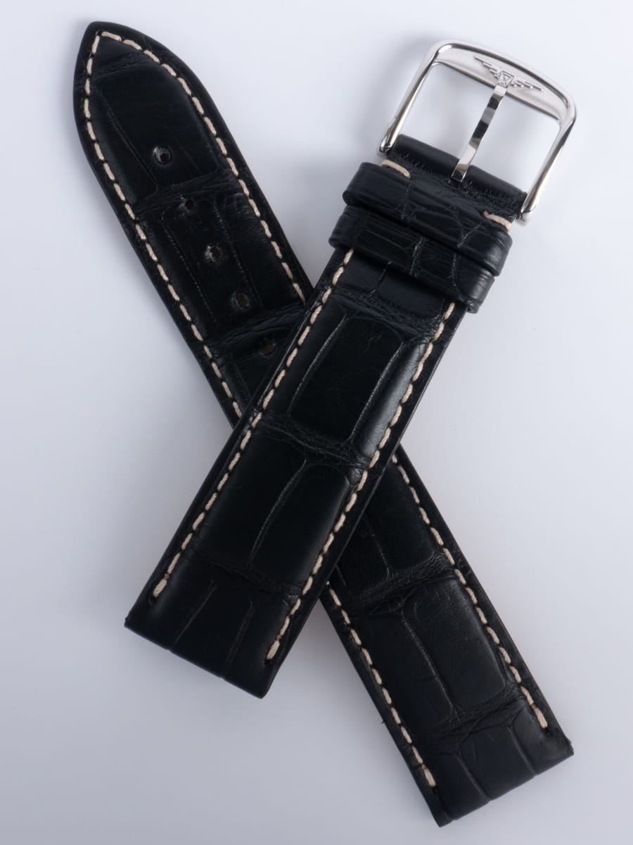 Longines - Black Alligator Tang Strap