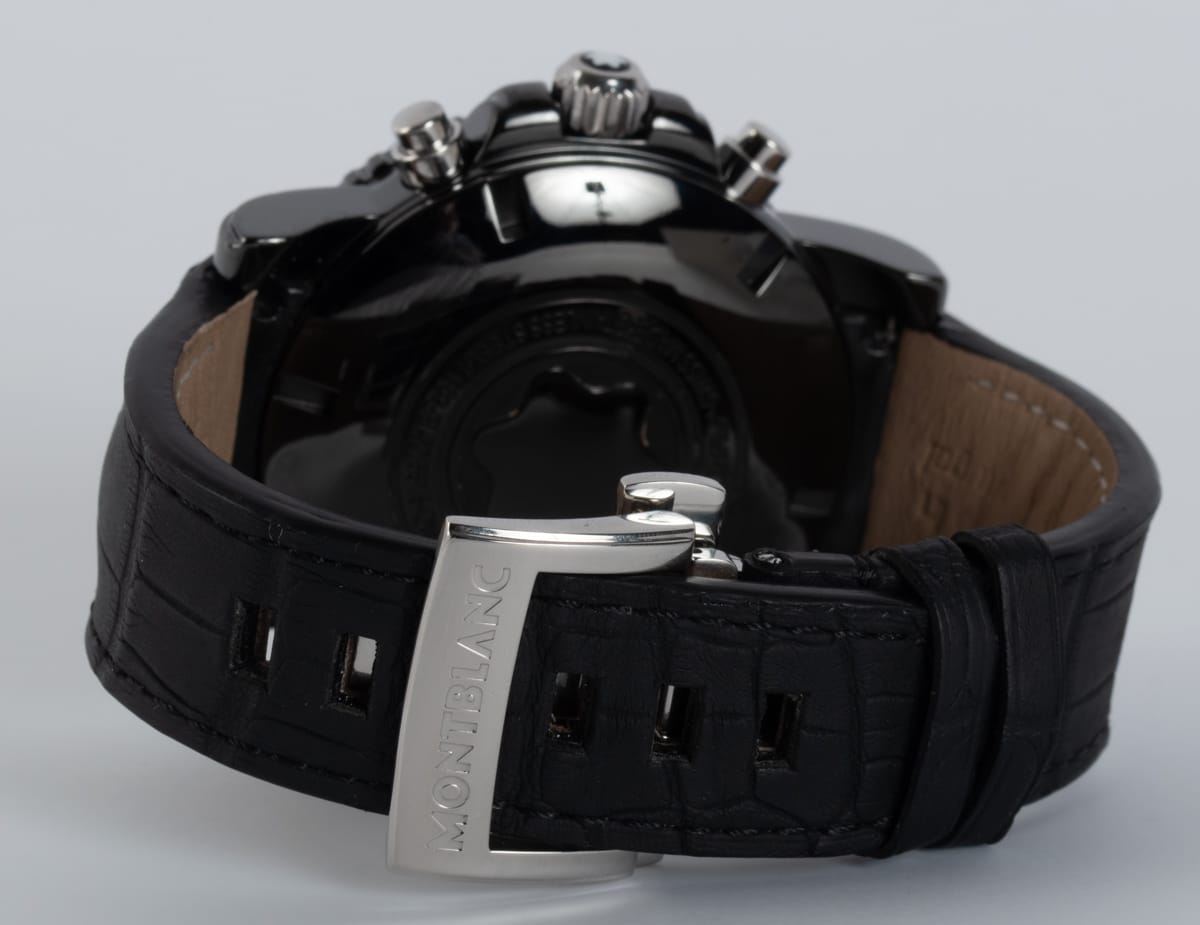 Rear / Band View of Sport Chronograph DLC