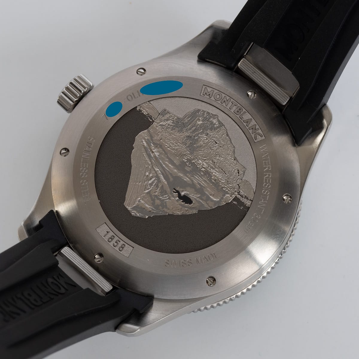 Caseback of 1858 Iced Sea Automatic Date