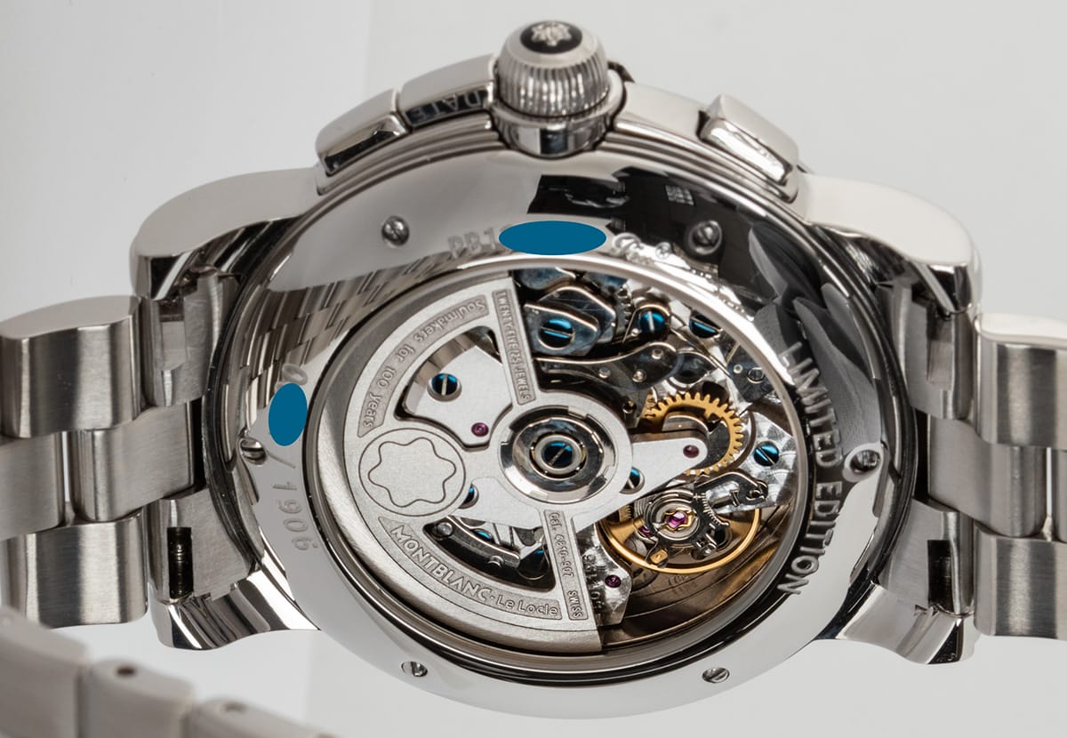 Caseback of Star Chronograph 1906 Limited Edition
