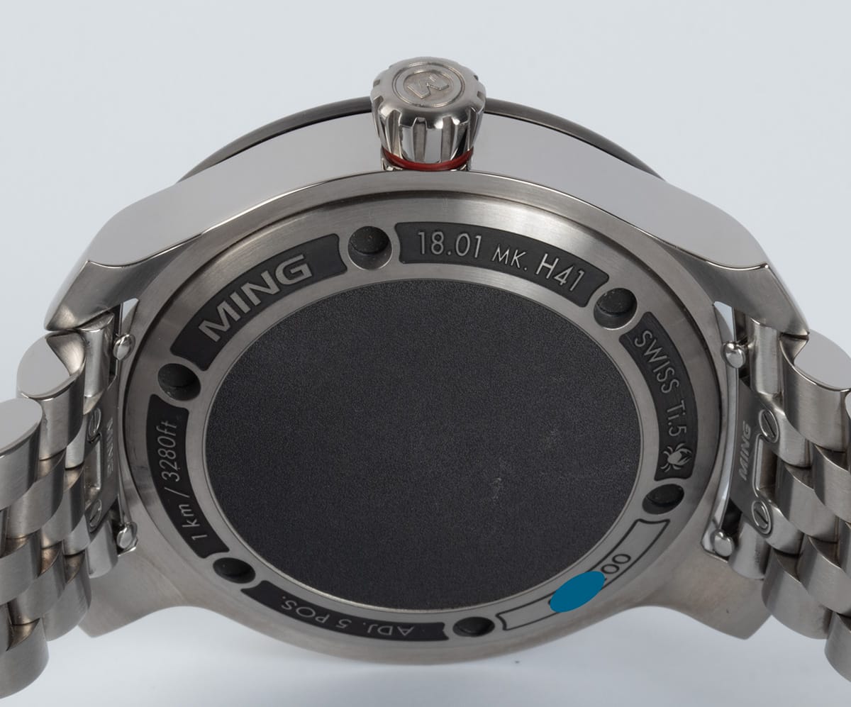 Caseback of Diver 40mm