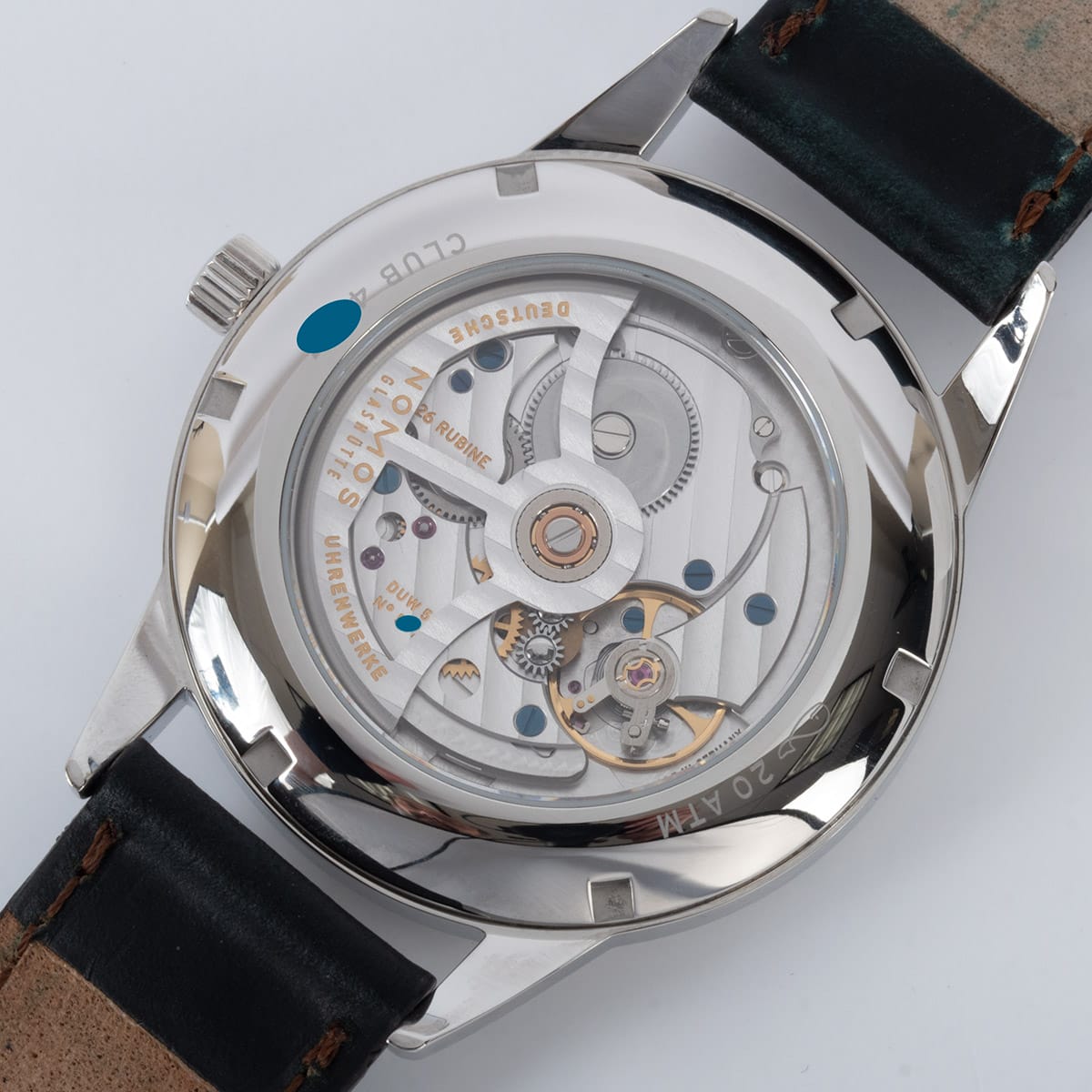 Caseback of 774 Club Datum Dunkel