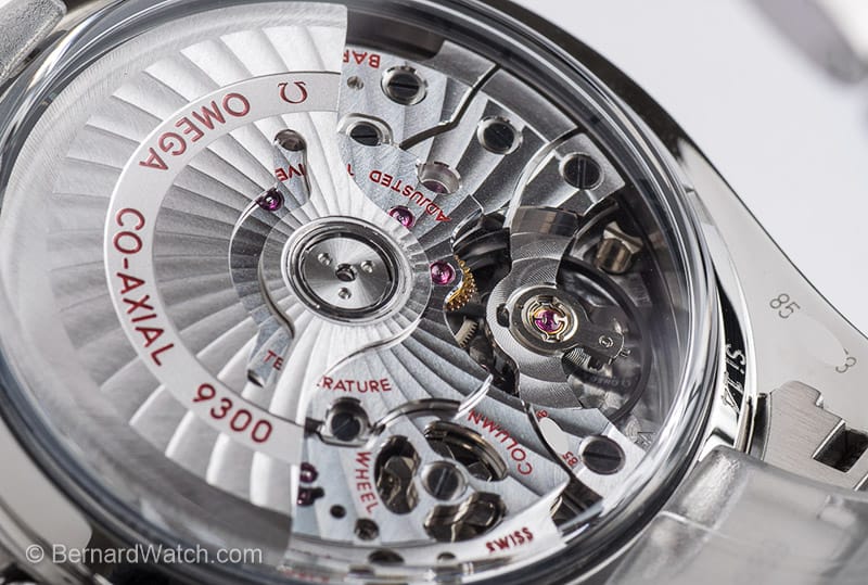 Caseback of Speedmaster Moonwatch Co-Axial Chronograph