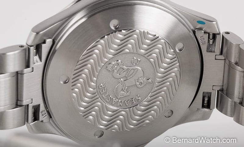 Caseback of Seamaster GMT 'Great White'