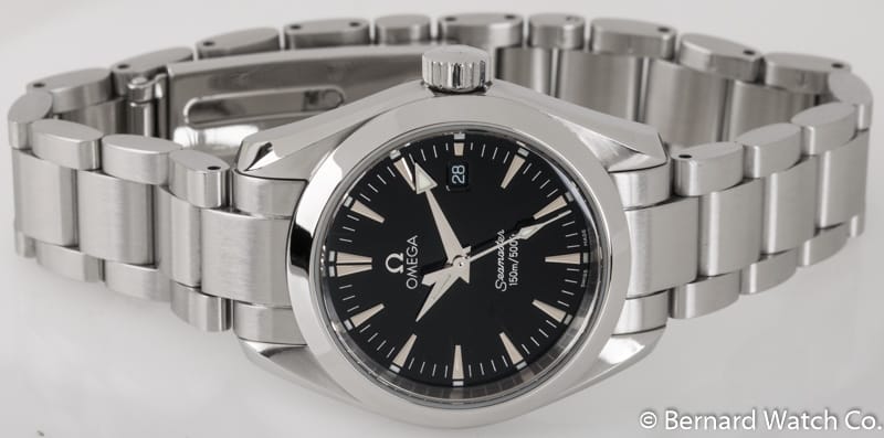 Front View of Ladies Seamaster Aqua Terra