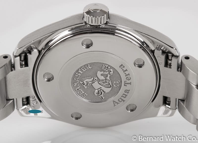 Caseback of Ladies Seamaster Aqua Terra