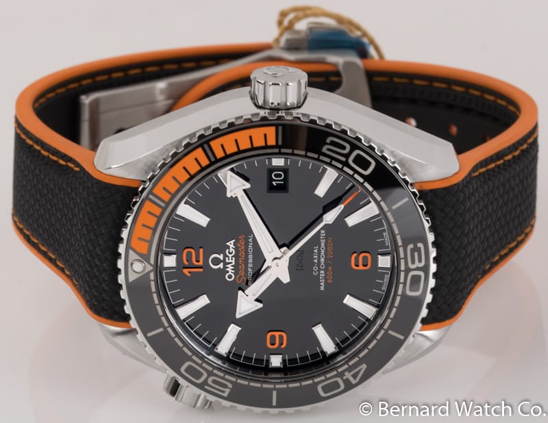 Front View of Planet Ocean 600m Master Co-Axial