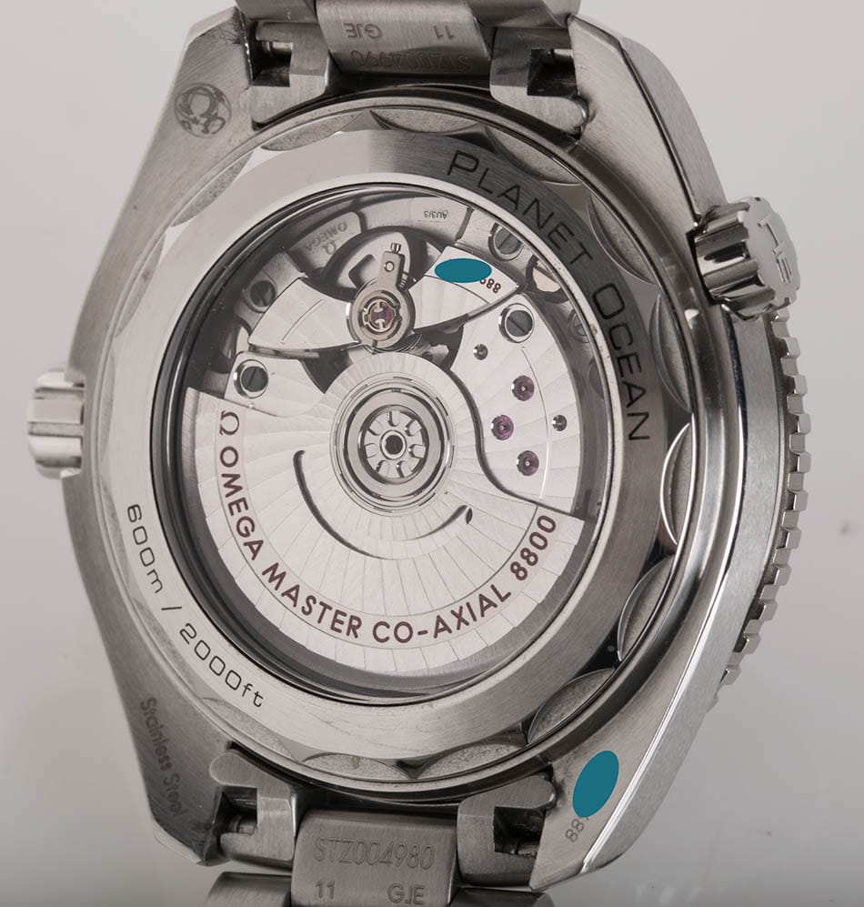 Caseback of Seamaster Planet Ocean 600M 39.5MM