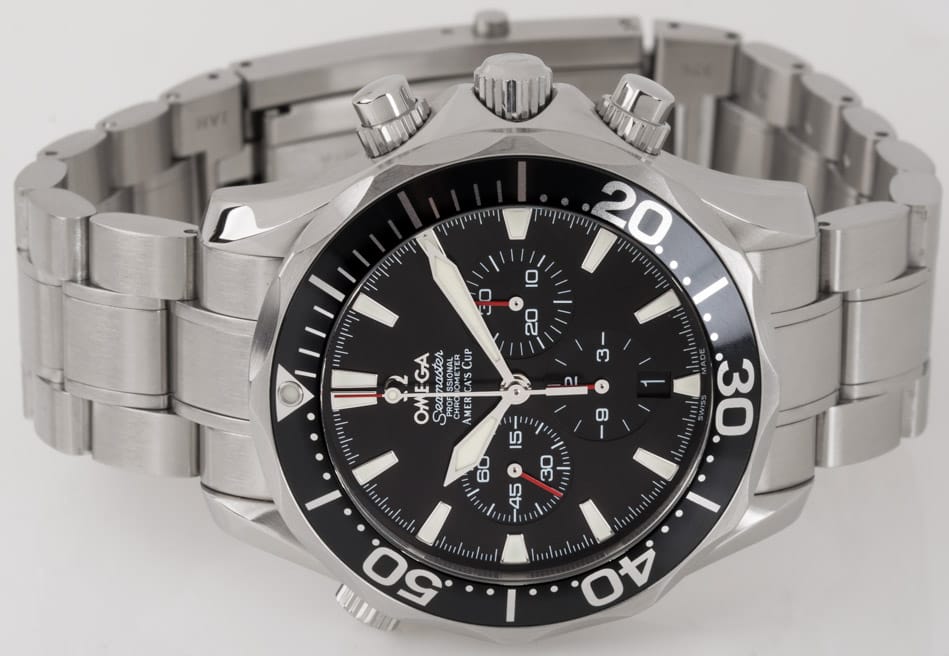 Front View of Seamaster Pro 'America's Cup' Racing Chrono