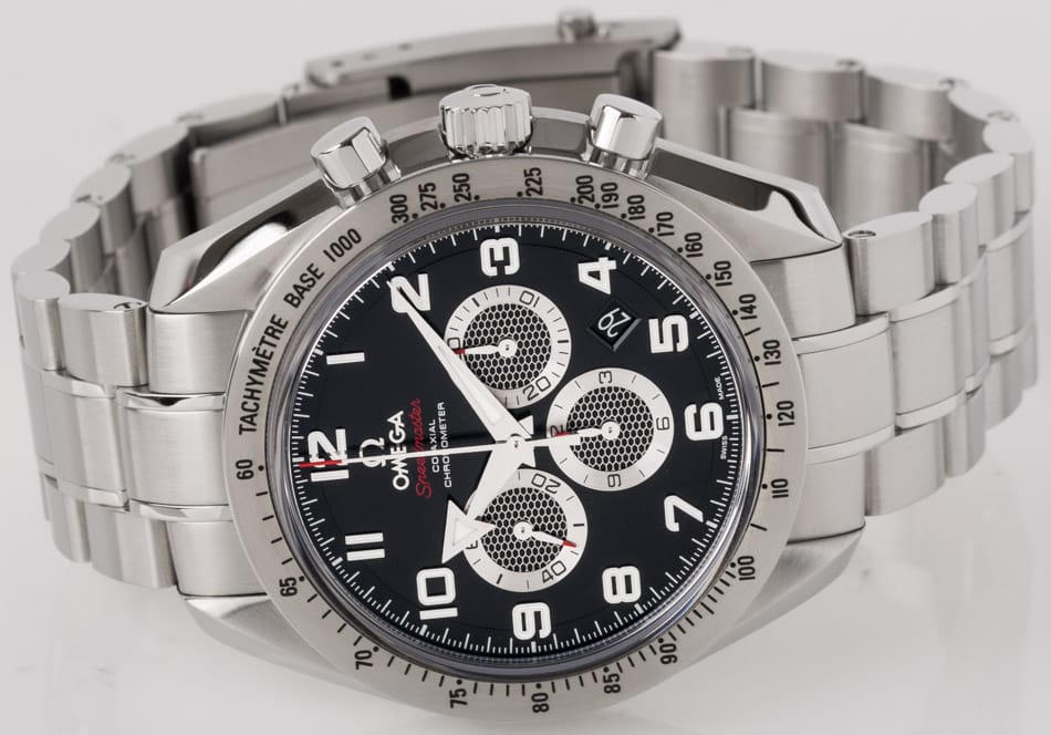 Front View of Speedmaster Broad Arrow Co-Axial Chronograph 44.25 mm