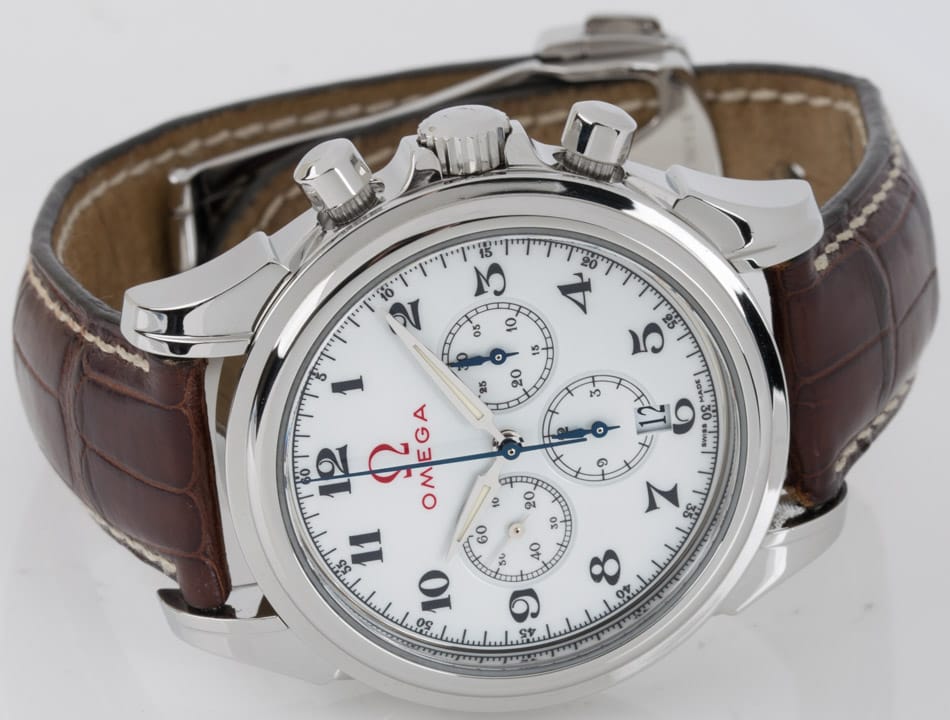 Front View of DeVille Co-Axial Chronograph 'Olympic Edition'
