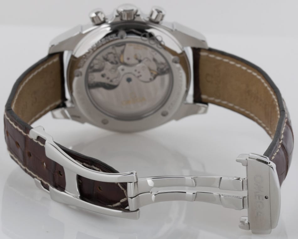 Open Clasp Shot of DeVille Co-Axial Chronograph 'Olympic Edition'