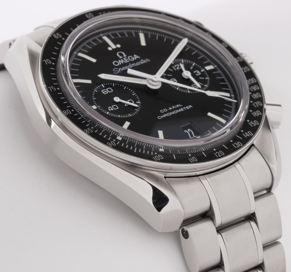 9' Side Shot of Speedmaster Moonwatch Co-Axial Chronograph
