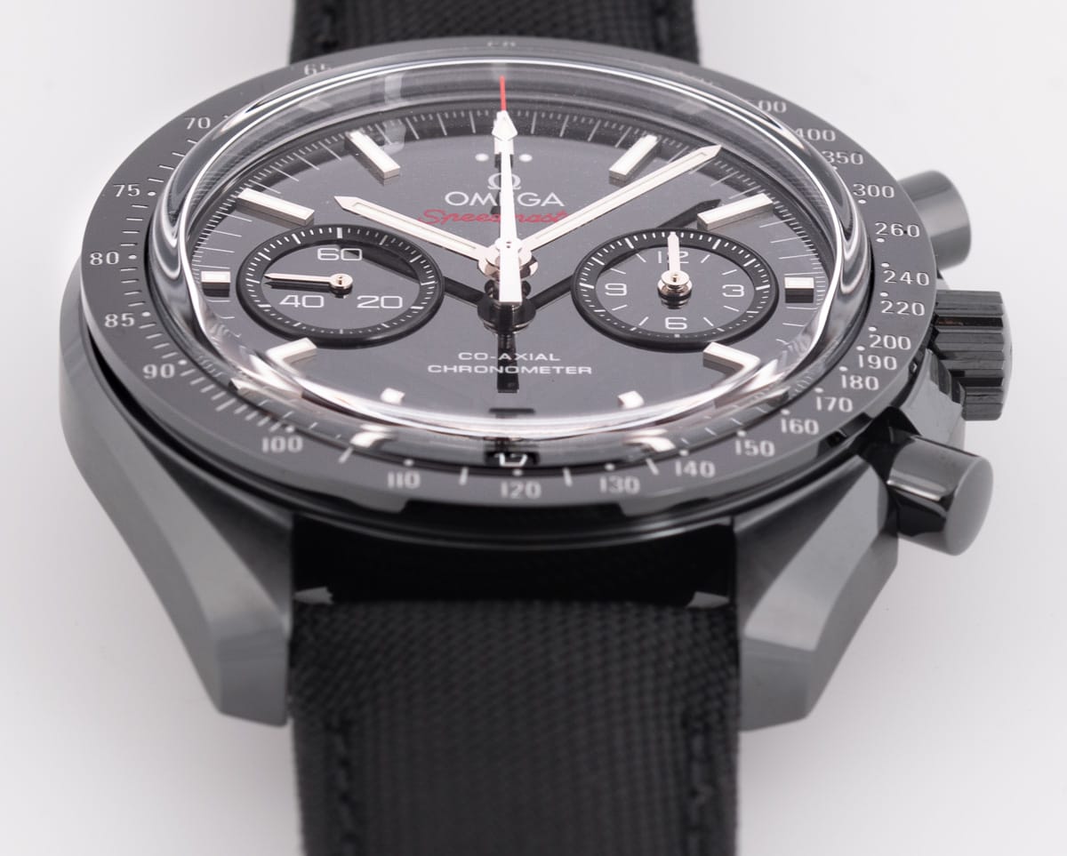 Front Shot  of Speedmaster Moonwatch  Chronograph 'Dark Side of the Moon'