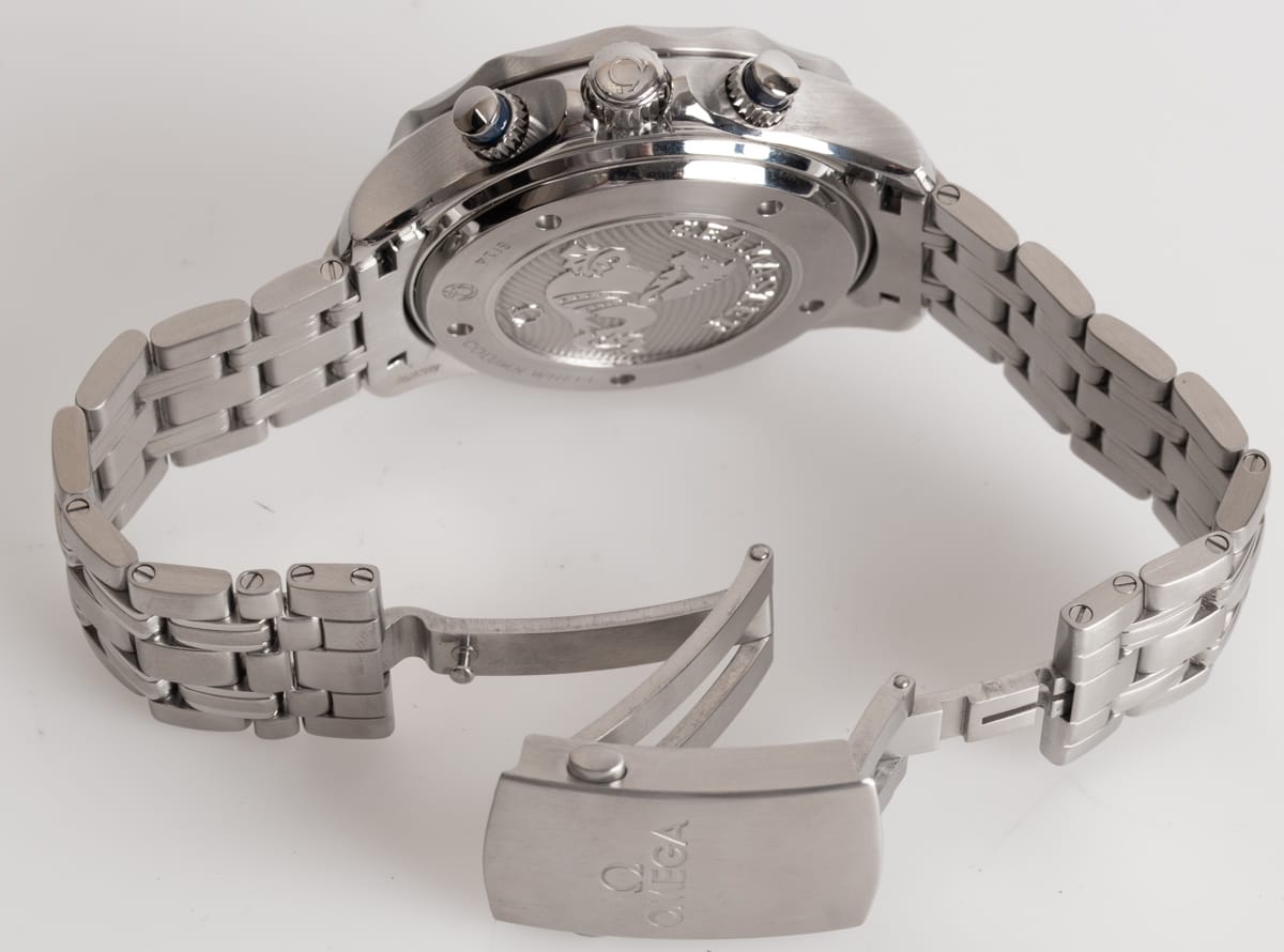 Open Clasp Shot of Seamaster Diver 300M Chronograph