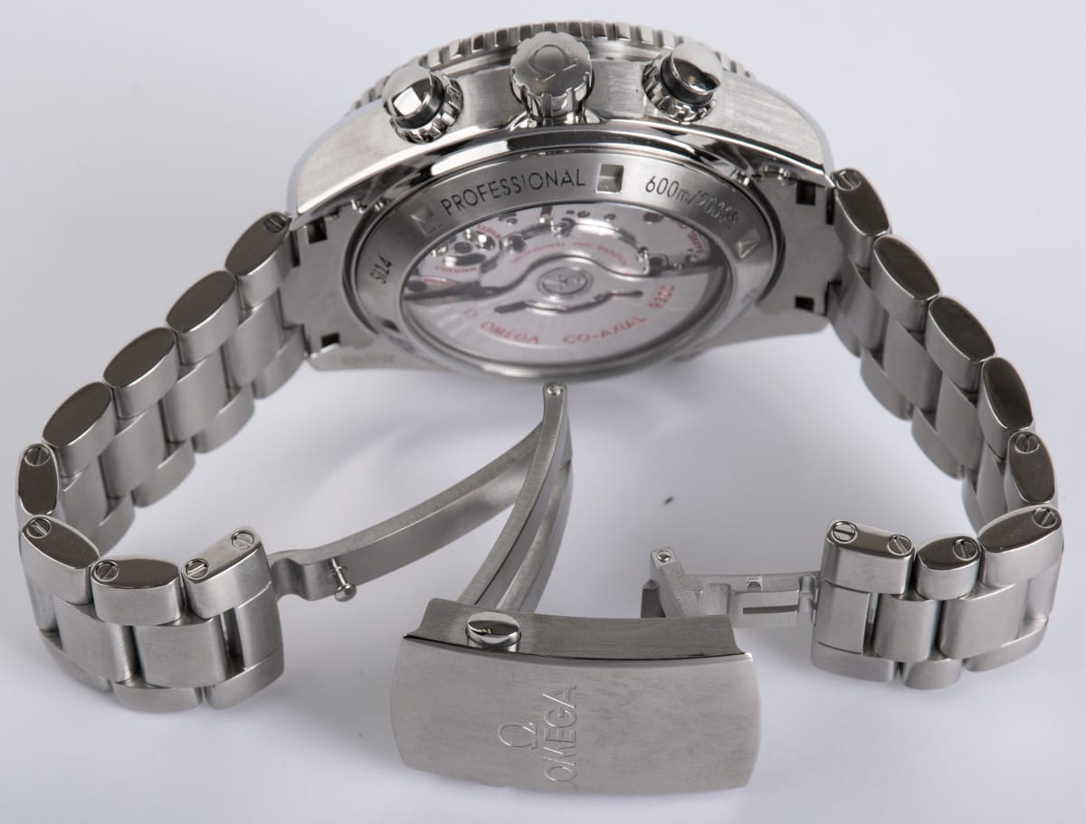 Open Clasp Shot of Seamaster Planet Ocean Chronograph