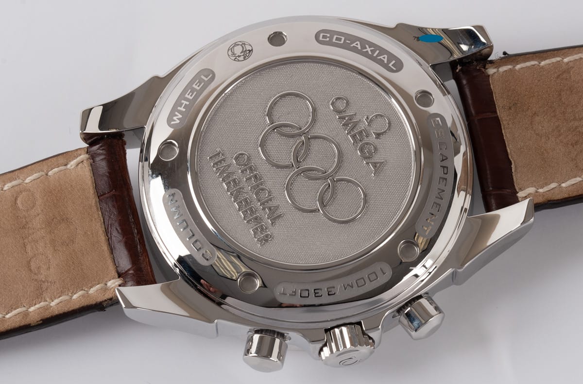 Caseback of DeVille Specialties Olympic Edition