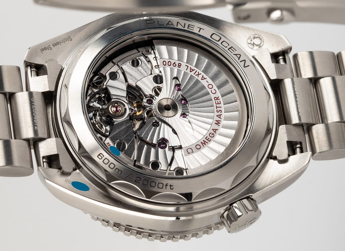 Caseback of Seamaster Planet Ocean 600m Master Co-Axial 43.5MM
