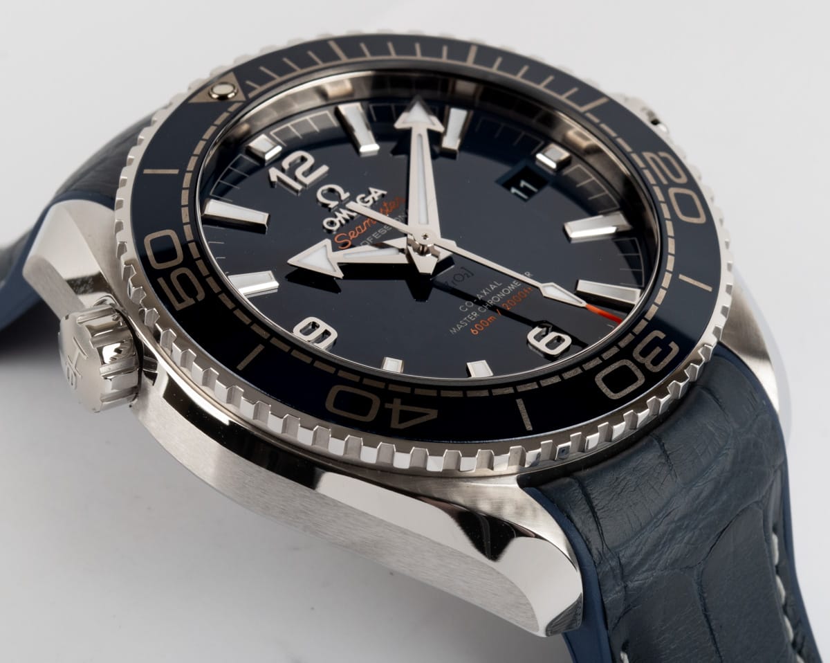 9' Side Shot of Seamaster Planet Ocean 600m Master Co-Axial 43.5MM