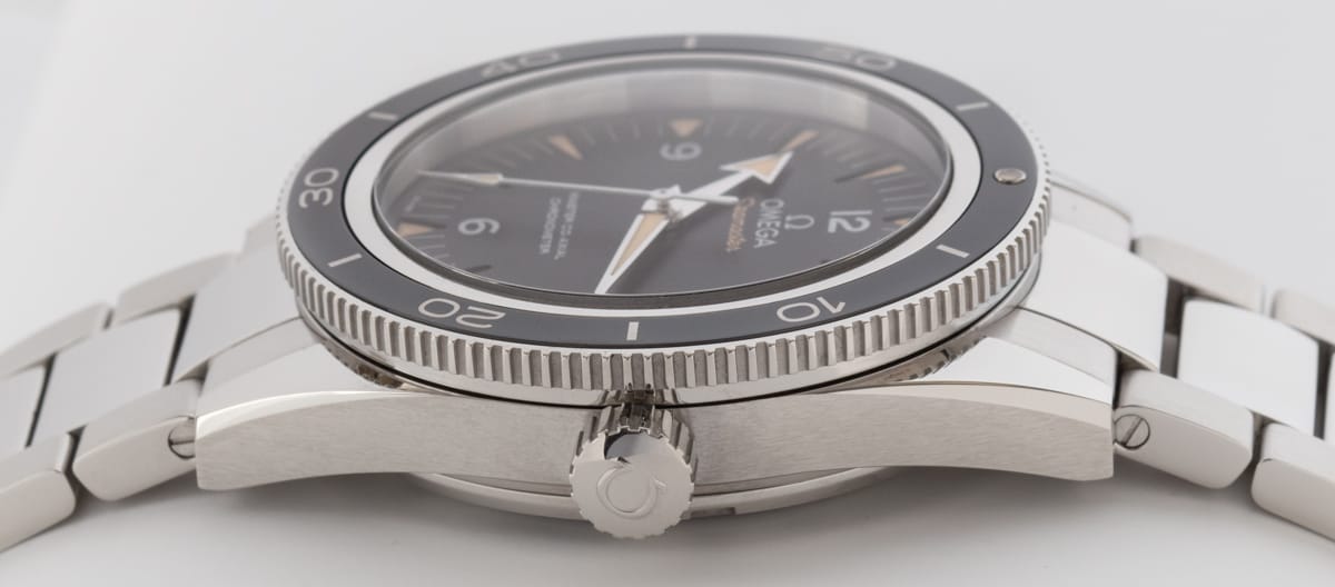 Crown Side Shot of Seamaster 300 Master Co-Axial