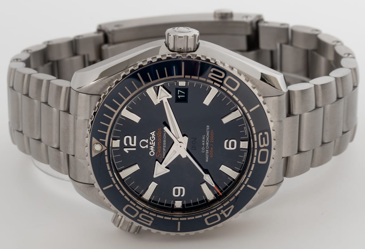 Front View of Seamaster Planet Ocean 600m Master Co-Axial