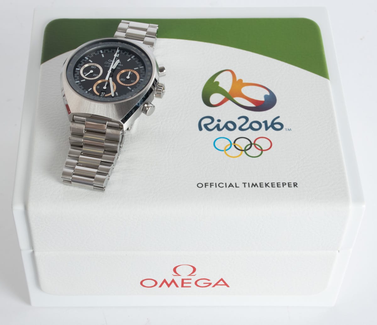 Paper shot of Speedmaster Olympic Games Rio 2016
