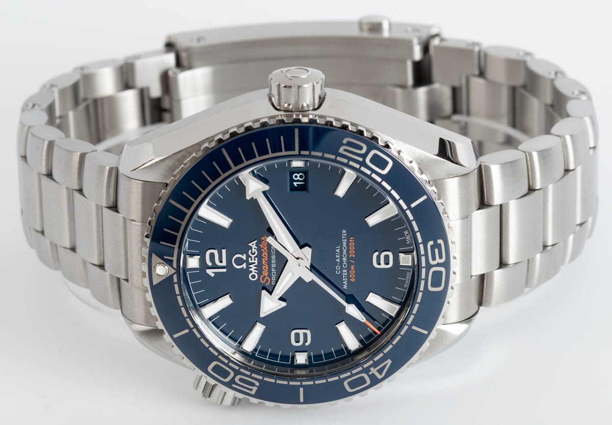 Front View of Seamaster Planet Ocean 600m Master Co-Axial