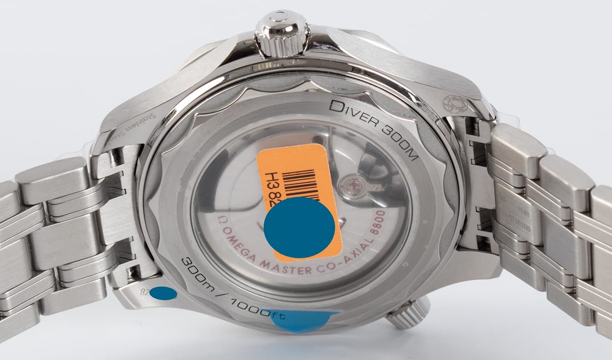 Caseback of Seamaster Diver 300M