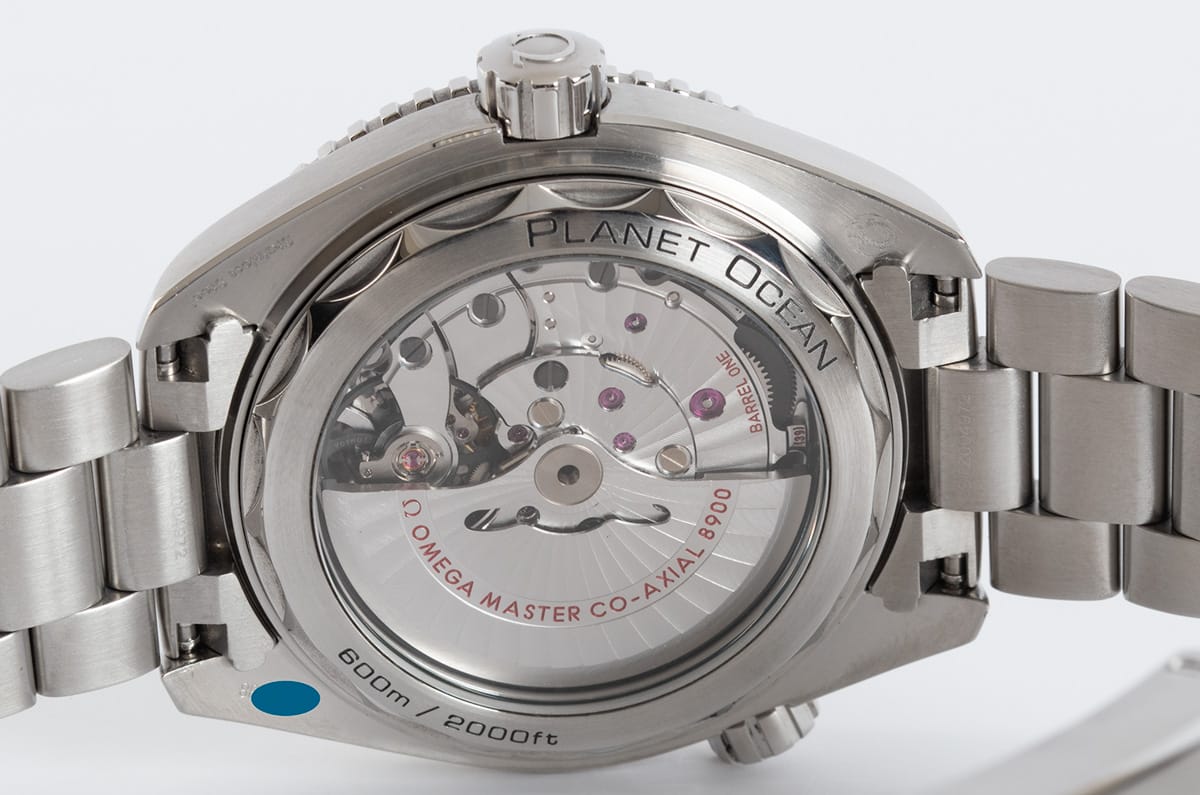 Caseback of Seamaster Planet Ocean 600m Master Co-Axial 43.5MM