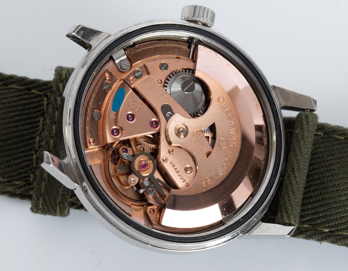 Movement Shot of Seamaster Military Vintage