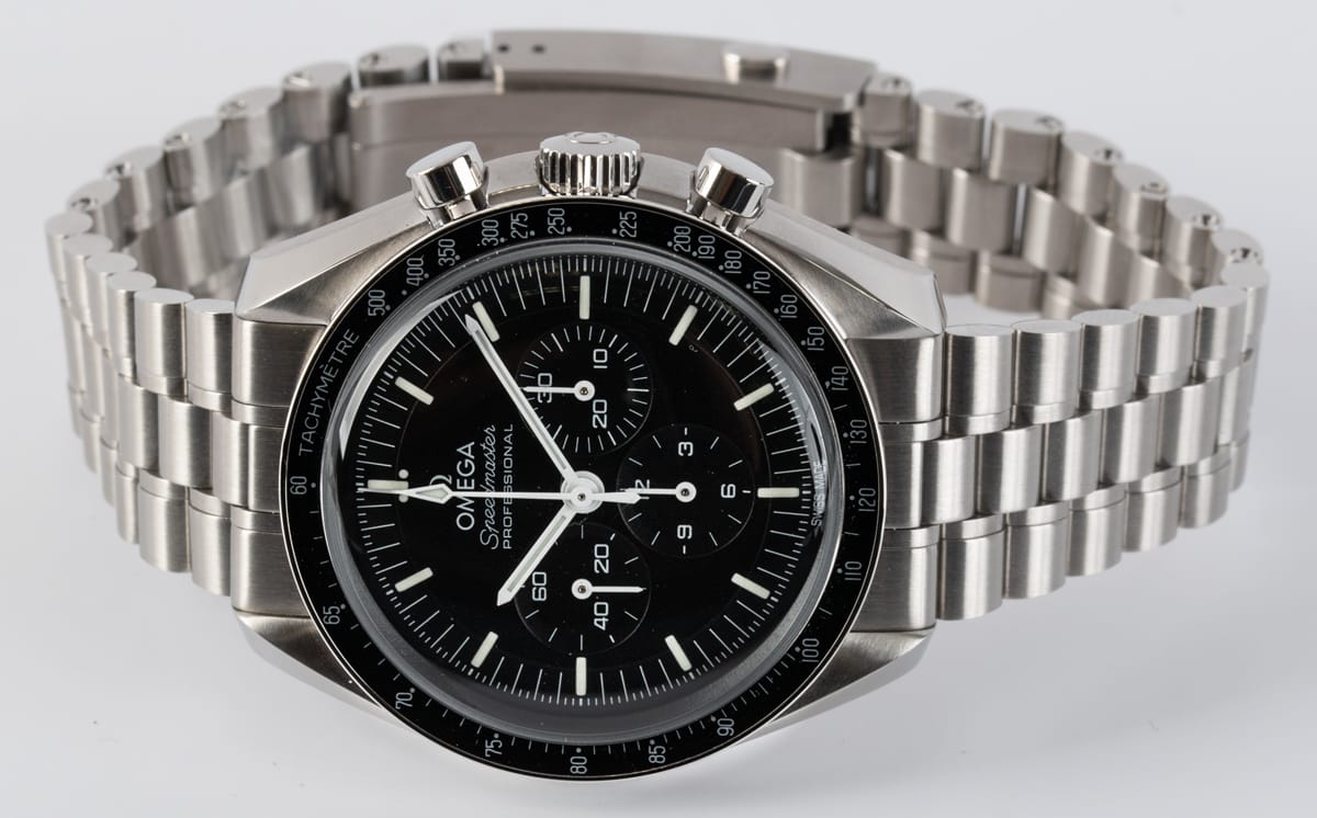 Front View of Speedmaster Moonwatch Professional Co-Axial Master Chronometer