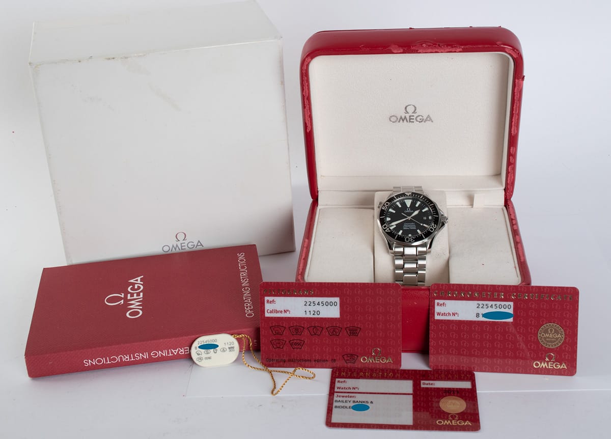 Box / Paper shot of Seamaster Professional 'Peter Blake'