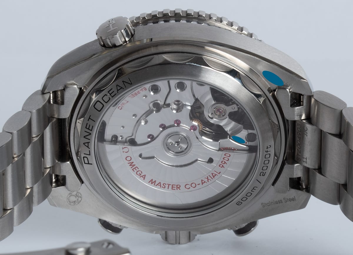 Caseback of Seamaster Planet Ocean Master Chronometer Chronograph