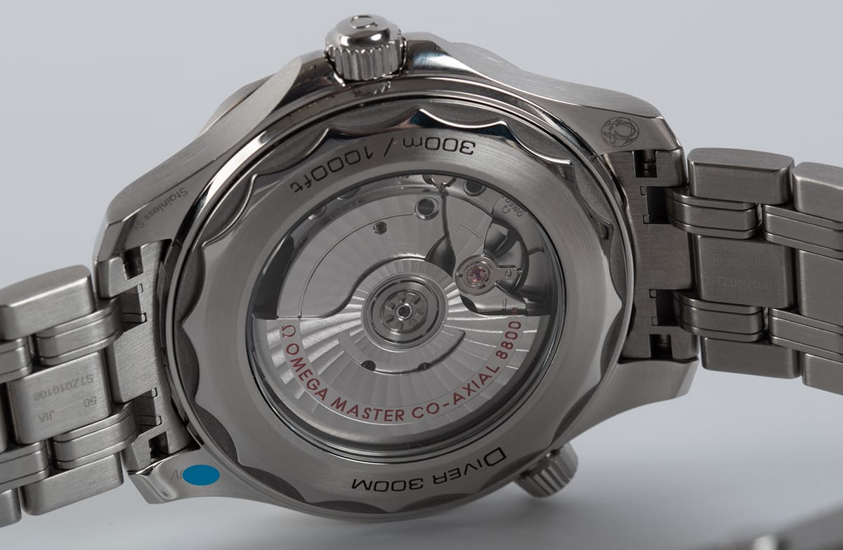 Caseback of Seamaster Diver 300M Master Chronometer