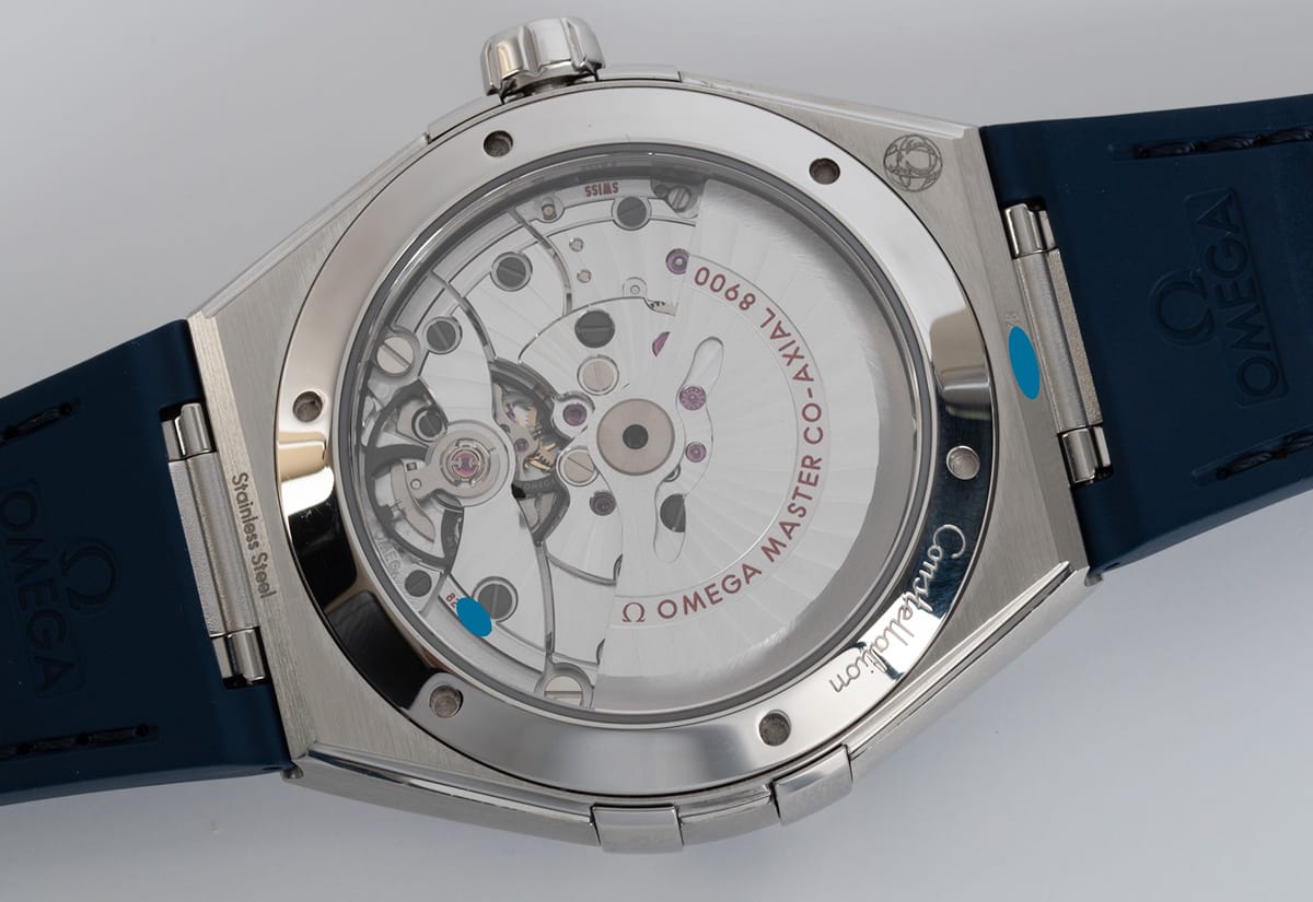 Caseback of Constellation Co-Axial Master Chronometer 