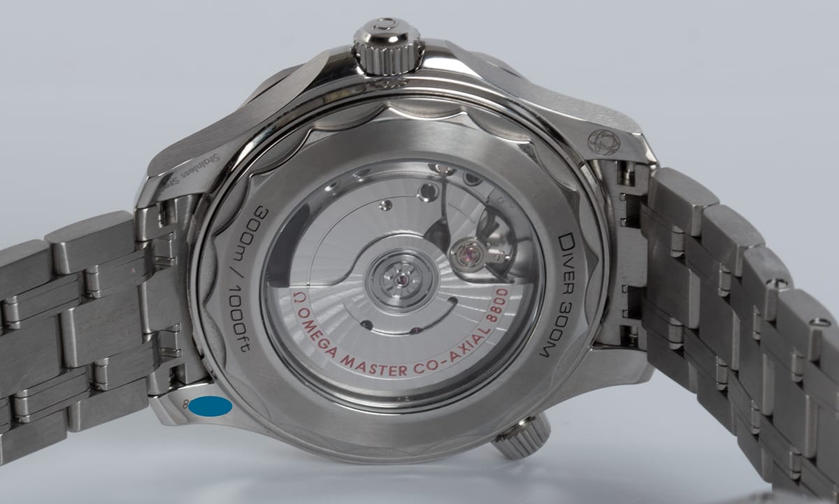 Caseback of Seamaster Diver 300M Master Chronometer