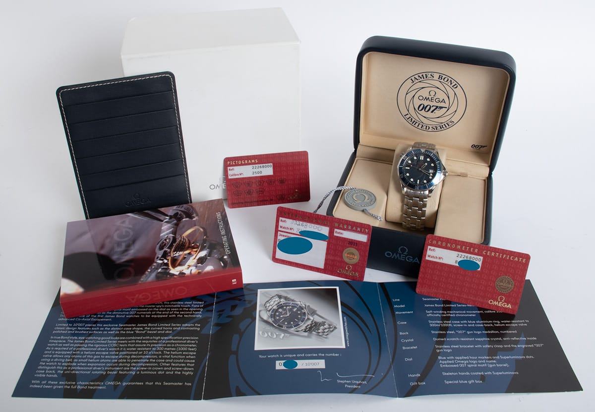 Box / Paper shot of Seamaster Professional 'Casino Royale' Limited Edition