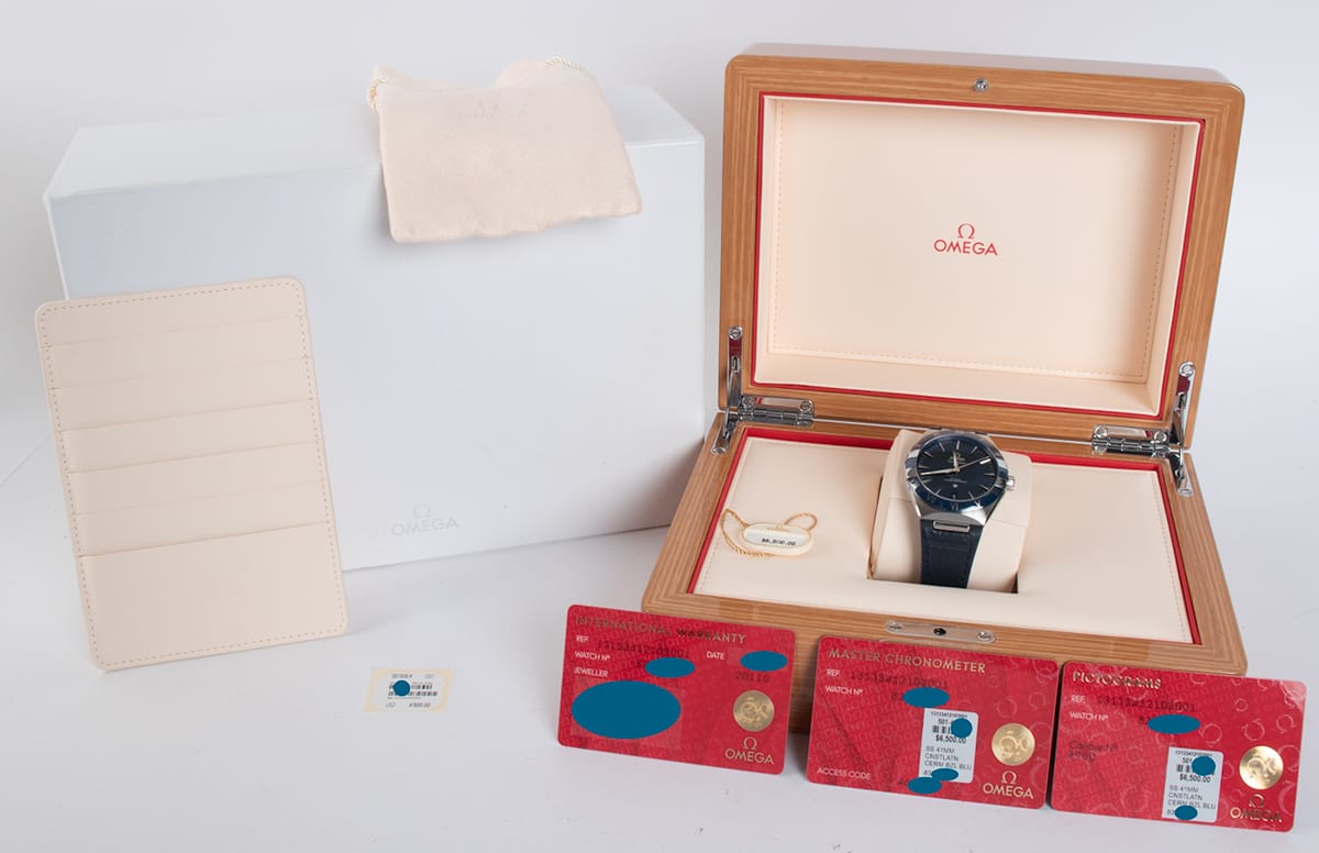 Box / Paper shot of Constellation Co-Axial Master Chronometer
