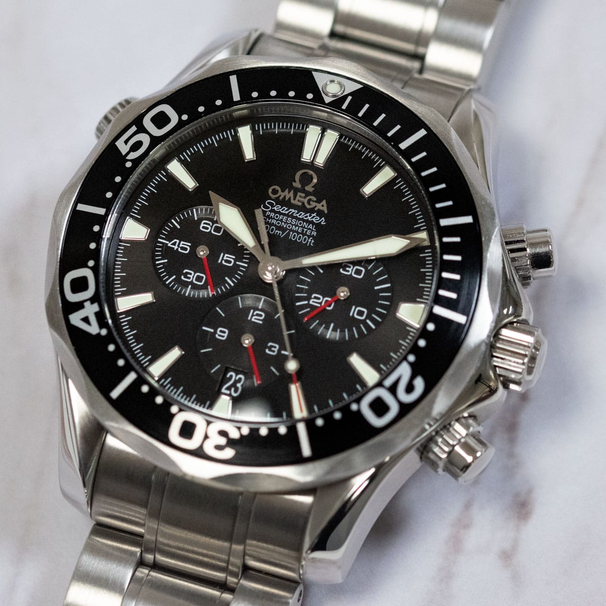Stylied photo of  of Seamaster Professional Chronograph