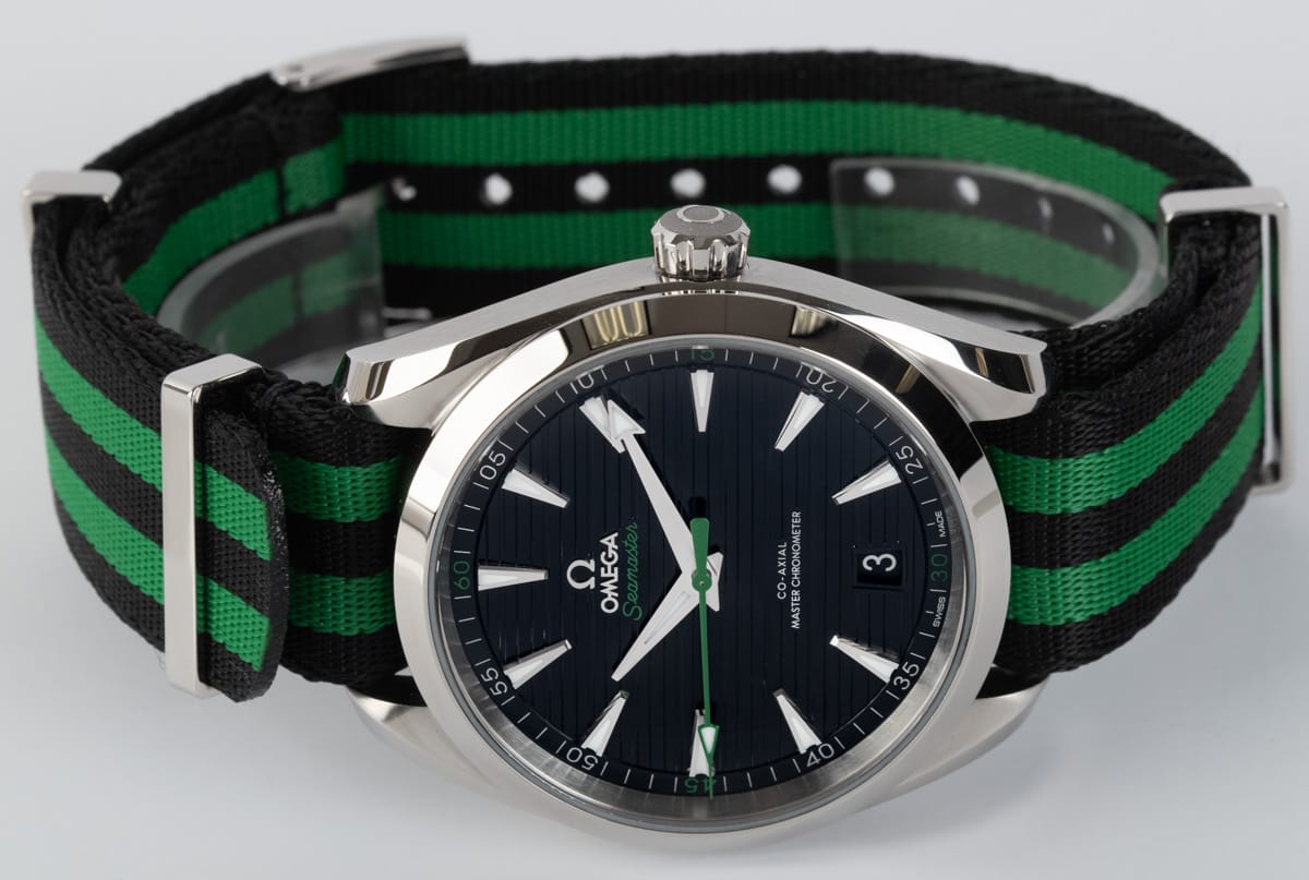 Front View of Seamaster Aqua Terra Golf Edition