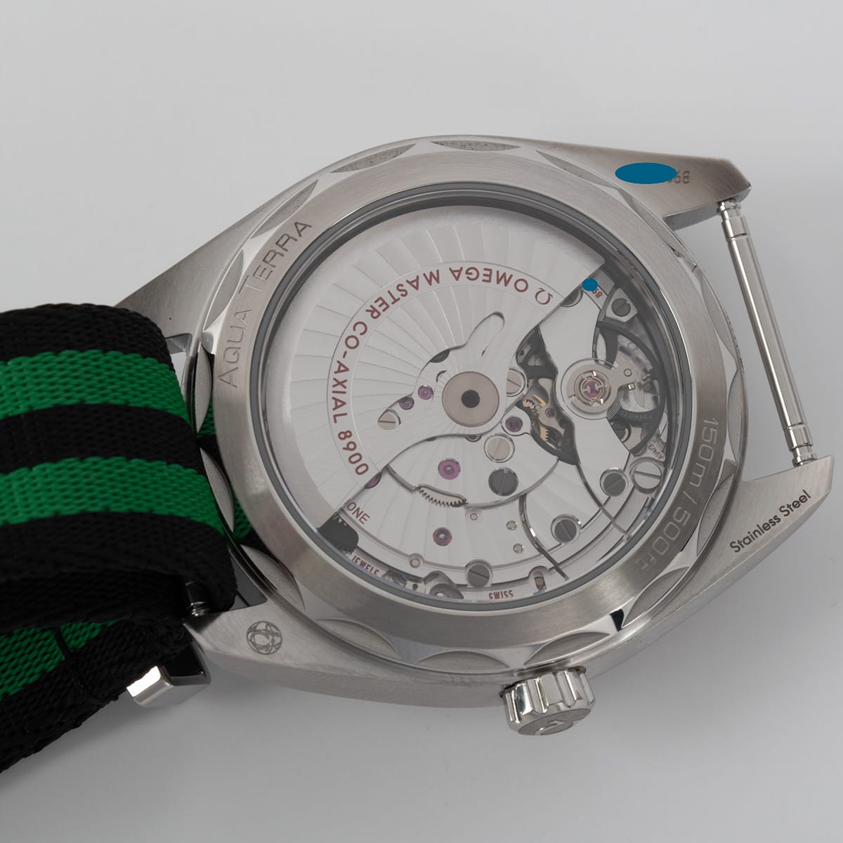 Caseback of Seamaster Aqua Terra Golf Edition