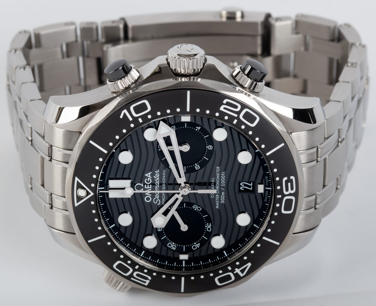 Front View of Seamaster Diver Chrono
