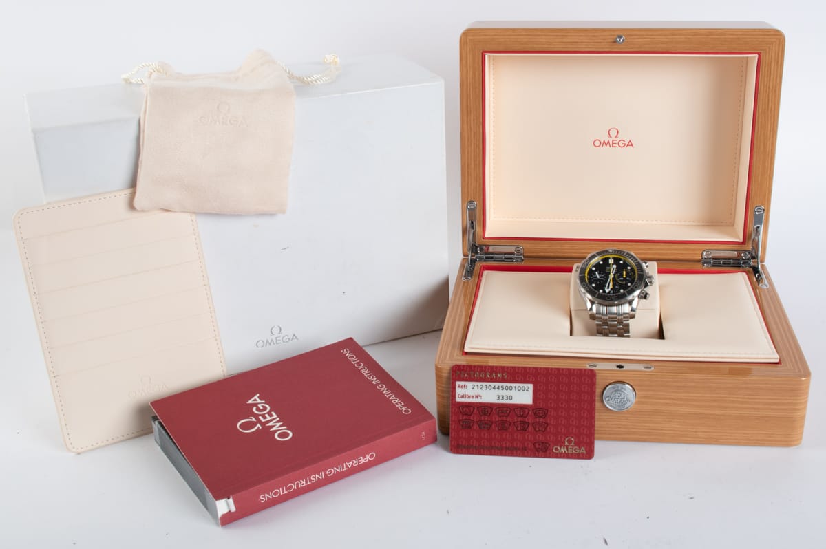 Box / Paper shot of Seamaster Diver Regatta 300M Chronograph