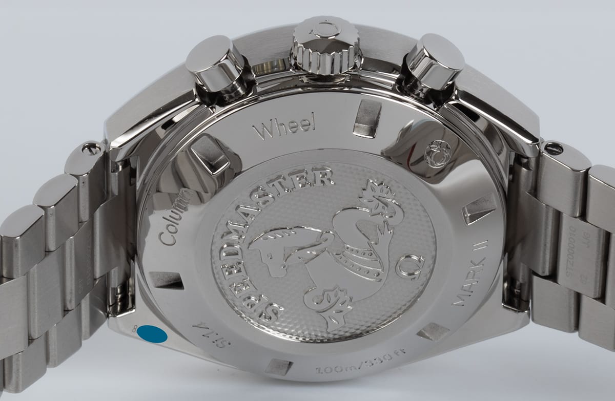 Caseback of Speedmaster Mark II Co-Axial